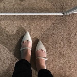 Tabitha Simmons Hermione glittered flats 36.5